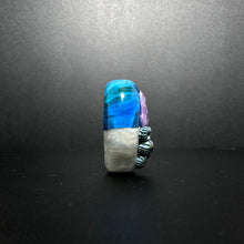 Clown Fish Reef Glass Bead, Aquarium Bead with Anemones, Seastar, Clown Fish. Handmade Glass Aquarium. Snorkeling and Diving Bead.