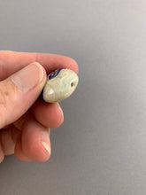 Ocean Wave Bead. Moon over the Ocean.  Celestial Sky. Lampwork Glass Bead.  Milky way and moon over the sea.