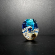 XLarge Blue Tide Pool Bead