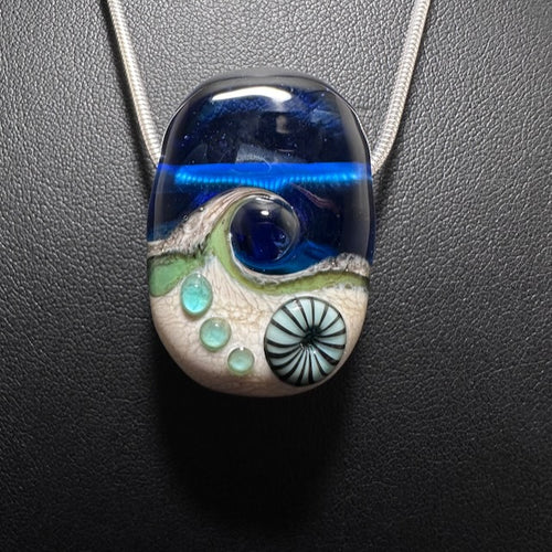 Blue Tide Pool Bead