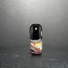 Cassiopeia Over the Desert.  A Glass Bead Made for Jewelry Makers and Star Gazers