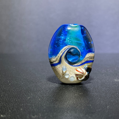 Blue Tide Pool Bead