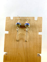 Beachy Bead Dangles with sterling silver tassels